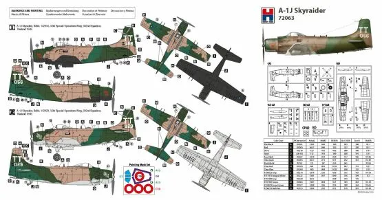 A-1J Skyraider 1:72