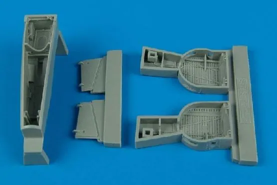 P-39 Airacobra wheel bays für Hasegawa 1:48