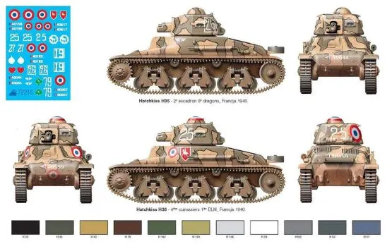 Hotchkiss H35 (early) 1:72