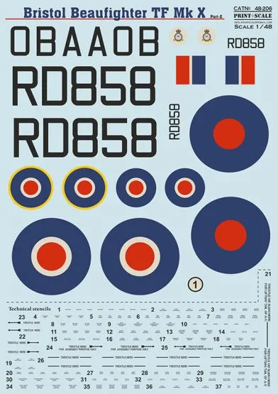 Bristol Beaufighter TF.Mk.X Part.2 1:48