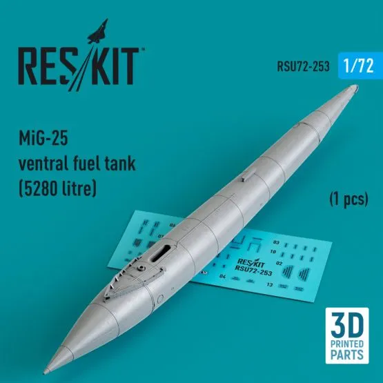 MiG-25 ventral fuel tank (5280 litre) 1:72