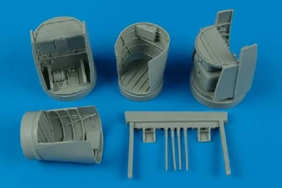 He 219A-7 Uhu main wheel bays for Tamiya 1:48