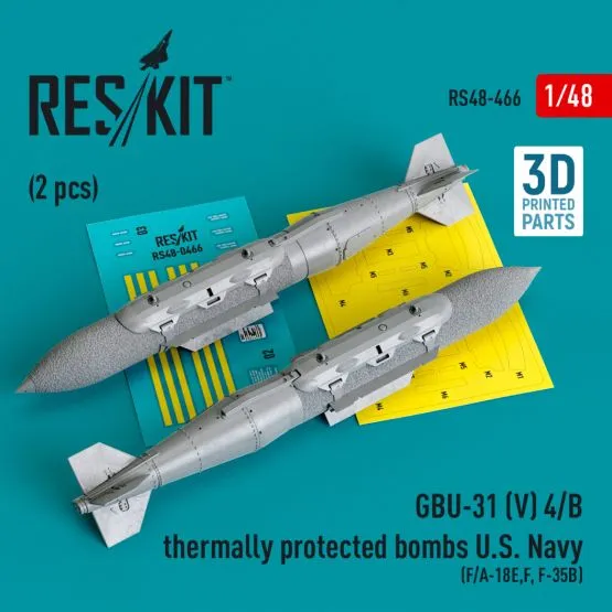 GBU-31 (V) 4/B thermally protected bombs U.S. Navy 1:48 GBU-31 (V) 4/B thermally protected bombs U.S. Navy 1:48