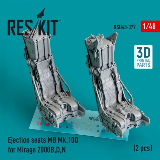MB Mk.10Q Ejection seats (Mirage 2000B,D,N) 1:48