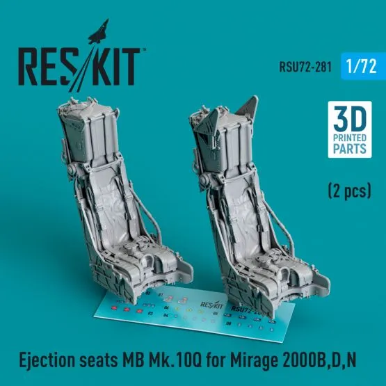 MB Mk.10Q Ejection seats (Mirage 2000B,D,N) 1:72