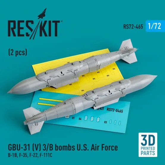 GBU-31 (V) 3/B bombs U.S. Air Force 1:72 GBU-31 (V) 3/B bombs U.S. Air Force 1:72