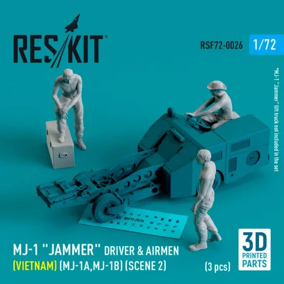 MJ-1 "Jammer" Driver & airmens (Vietnam) (MJ-1A/B) (scene 2) 1:72 MJ-1 "Jammer" Driver & airmens (Vietnam) (MJ-1A/B) (scene 2) 1:72