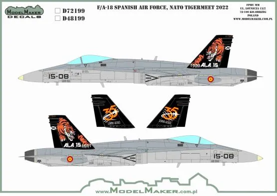 F/A-18 (Spanish AF) NATO Tiger Meet 2022 1:72