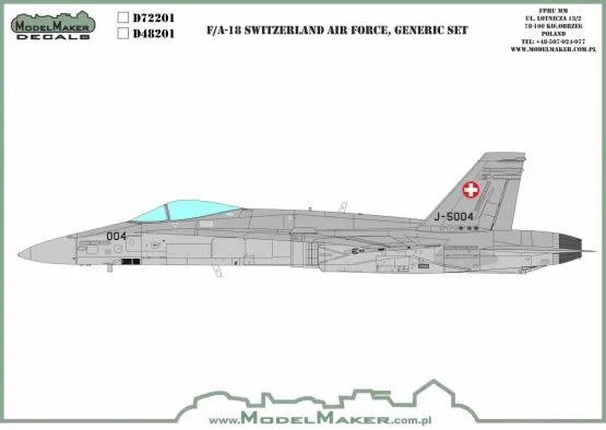 F/A-18C/D Switzerland Air Force 1:72