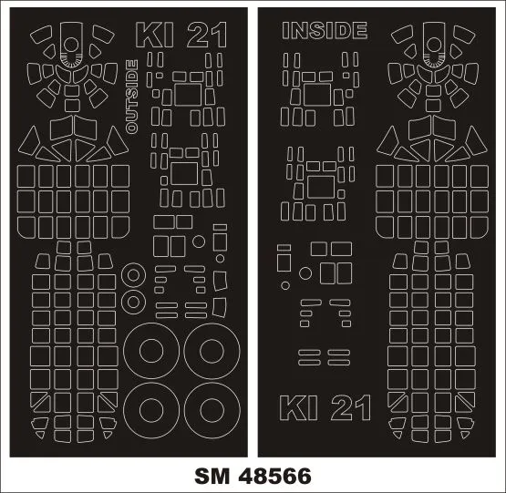 Ki-27 Sally mask for ICM 1:48