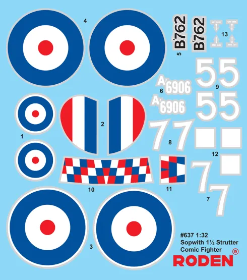Sopwith 1 1/2 Strutter Comic Fighter 1:32