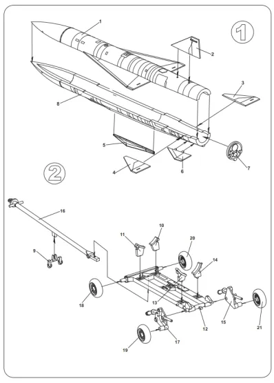 Kh-22/ AS-4 "Kitchen" 1:144