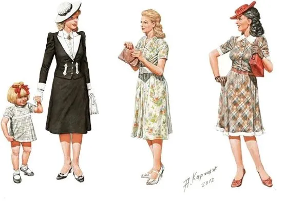 Women of WWII era 1:35
