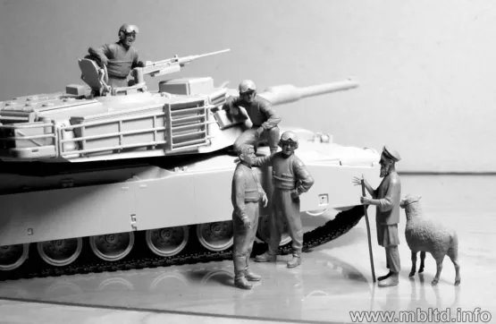 US Modern tankmen in Afghanistan 1:35