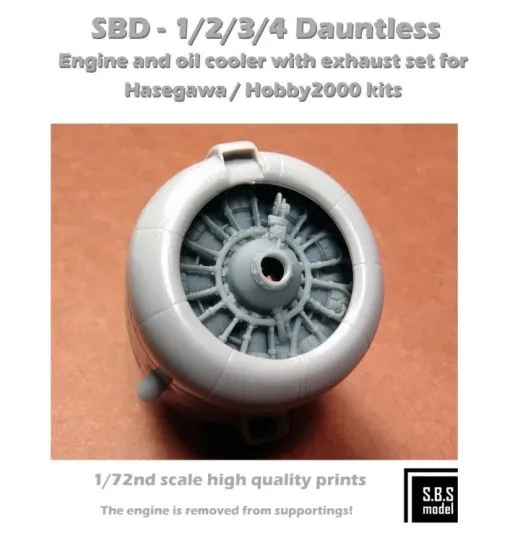 SBD-1/2/3/4 Dauntless engine 1:72