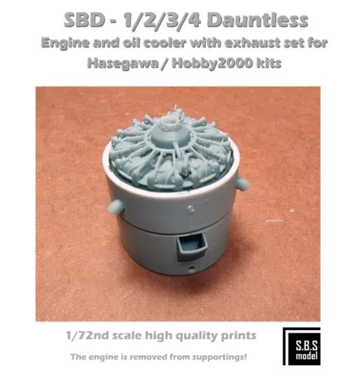 SBD-1/2/3/4 Dauntless engine 1:72
