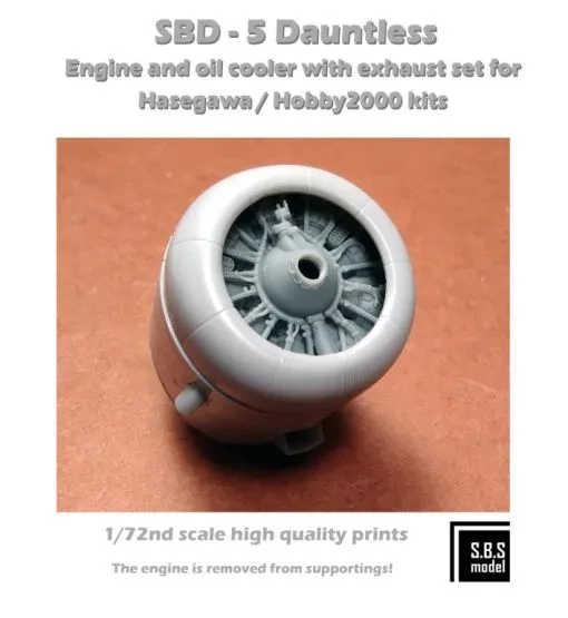 SBD-5 Dauntless engine 1:72 SBD-5 Dauntless engine 1:72