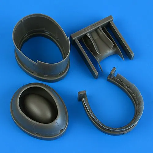 P-47D Thunderbolt cowling & cooling flaps (opened) 1:48