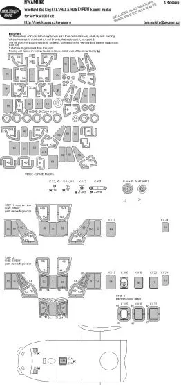 Westland Sea King HAS.1/5/HU.5 EXPERT mask 1:48