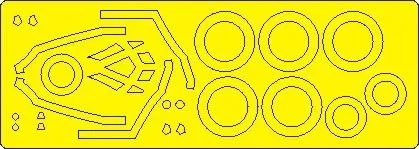 F-35B Lightning II mask for TAMIYA 1:48