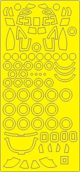 Chinook HC.1 mask for Airfix 1.72