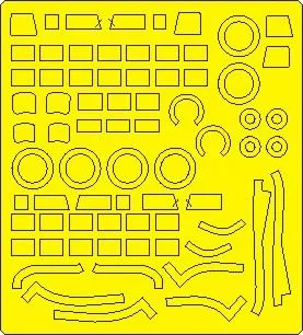 C-47 Skytrain, Dakota Mk.III/.IV EXPERT mask for Airfix 1:72