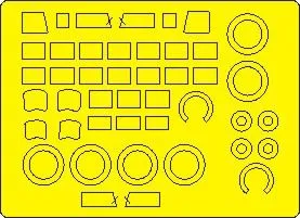 C-47 Skytrain, Dakota Mk.III/IV mask for Airfix 1:72