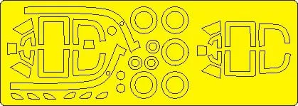 Yak-9T EXPERT mask for Zvezda 1:48