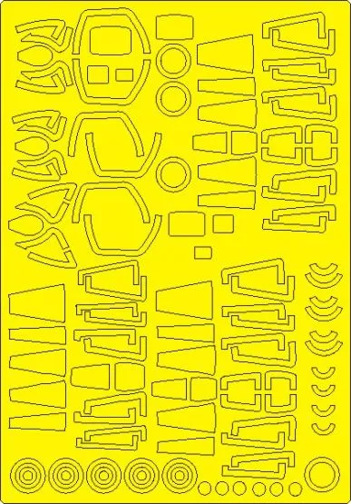 Yak-28PP Brewer-E EXPERT mask for Hobby Boss 1:48