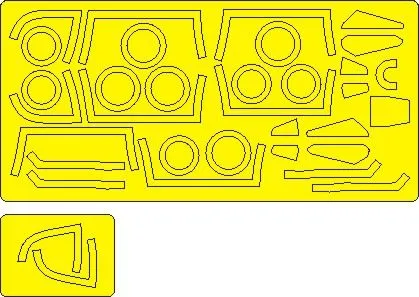 MiG-29 EXPERT mask for Academy 1:48