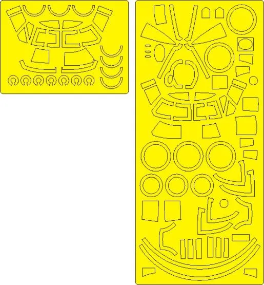 B-26B Marauder EXPER mask for ICM 1:48