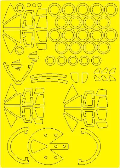 Mirage IV A/P EXPERT mask for Heller 1:48