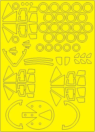 Mirage IV A/P ADVANCED mask for Heller 1:48