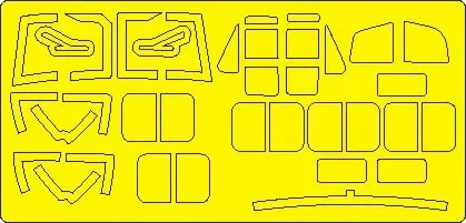 UH-1D mask for Italeri 1:48