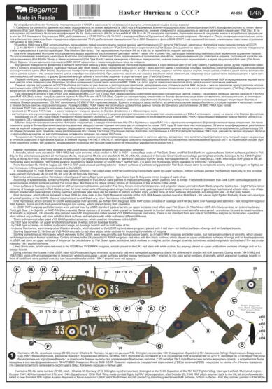 Hawker Hurricane - Lend-Lease "USSR" 1:48