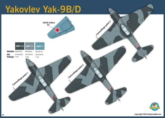 Yak-9B/D on the front line 1944-1945 1:48