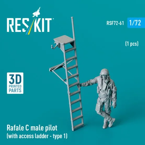 Rafale C pilot (with ladder) type 1 1:72 Rafale C pilot (with ladder) type 1 1:72