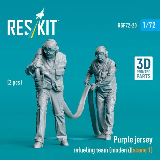 Purple jersey refueling team (modern) (scene 1) 1:72