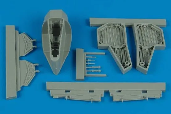 F-84F Thunderstreak wheel bays for Kinetic 1:48