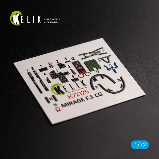 MIRAGE F.1CG interior for Special Hobby 1:72