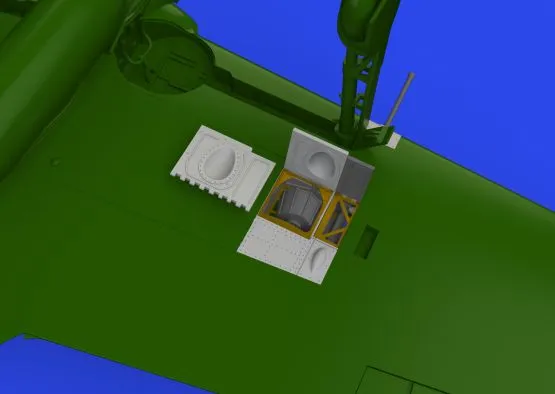 A6M3 gun bays 1:48 A6M3 gun bays 1:48