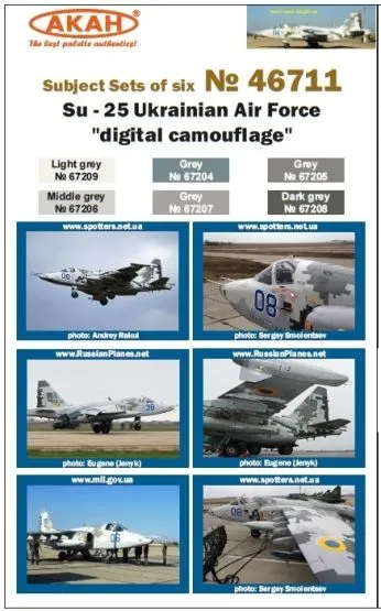 Ukainian Air Force - Su-25 digital comouflage (Acrylic Lacquer)