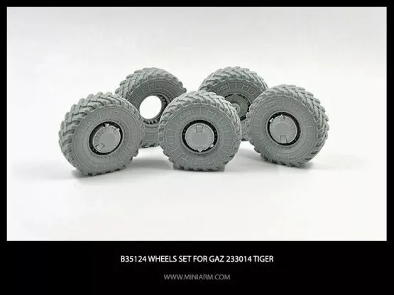 GAZ-233014 Tiger Wheels Set 1:35