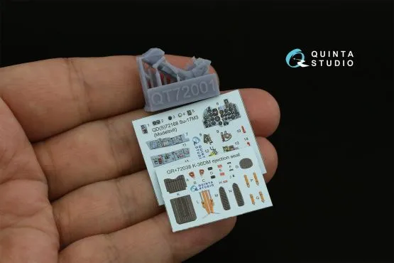 Su-17M3 interior (w/ resin part) for Modelsvit 1:72