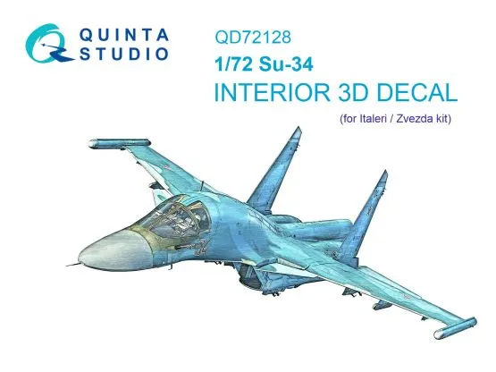 Su-34 Interior for Italeri 1:72 Su-34 Interior for Italeri 1:72