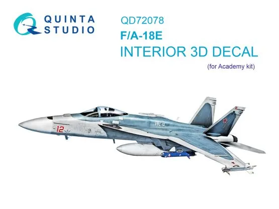 F/A-18E Interior for Academy 1:72