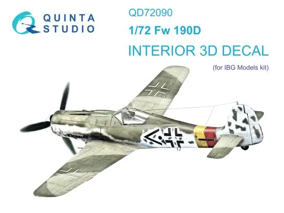 Fw 190D interior for IBG 1:72