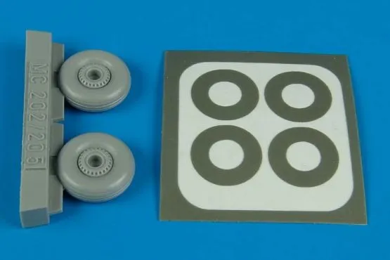 Macchi C.202/205 wheel & paint masks 1:48 Macchi C.202/205 wheel & paint masks 1:48