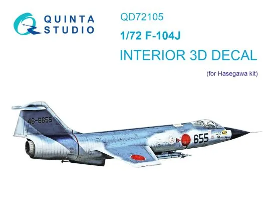 F-104J interior for Hasegawa 1:72