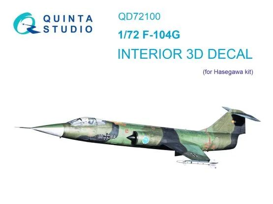 F-104G interior for Hasegawa 1:72